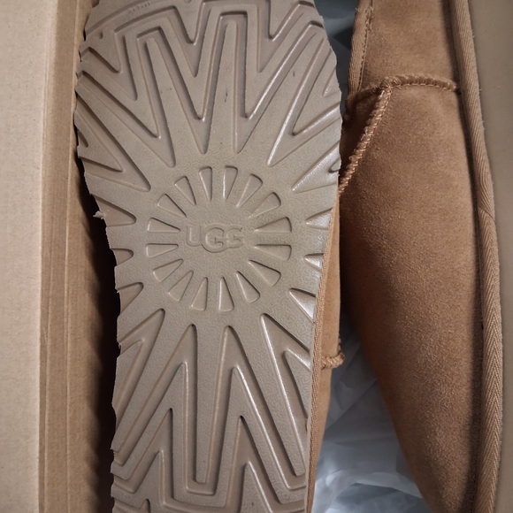 UGG Tan Suede Slippers - Picture 6 of 10